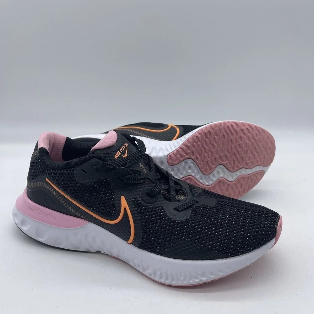 Nike Renew Run CK6360-001 Women's Size 10 Running Shoes 'Orange Pulse' Sneakers